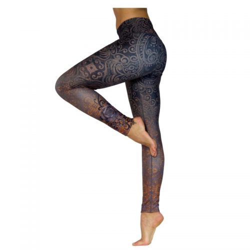 Yoga Leggings | Yoga Hose | Yoga Pants | Leggings | Yogahose | Fitness Leggings | von Niyama | Black Rose