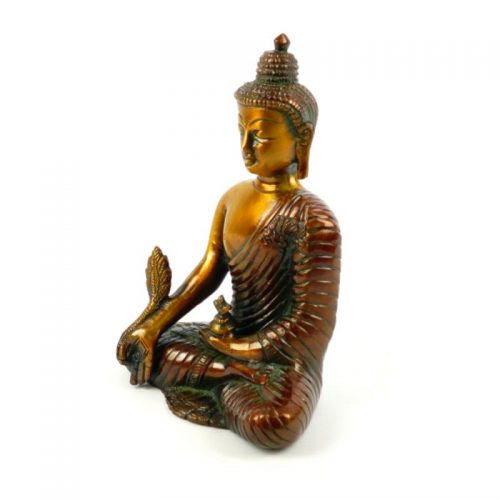 Buddha Figur Medizin-Buddha Messing Größe 16 cm | Buddha Figur | Buddha Statue | Buddha kaufen
