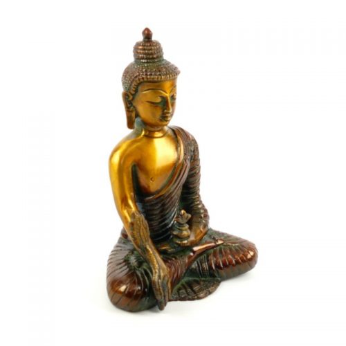 Buddha Figur Medizin-Buddha Messing Größe 16 cm | Buddha Figur | Buddha Statue | Buddha kaufen | Medizin Buddha
