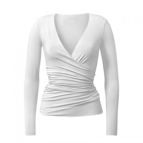 Yoga Jacke – Wrap Jacket von Curare-white | Wickeljacke | Yoga Jacke | Yoga Kleidung | Yogabekleidung