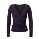 Yoga Jacke-Warp Jacket von Curare-dark-aubergine | Yoga Jacke kaufen | Yoga Jacke | Wickeljacke | Wickeljacke kaufen