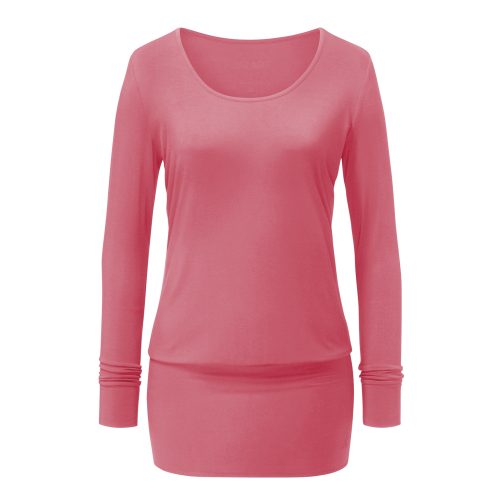 Yoga Shirt | Dressshirt von Curare-coral rose