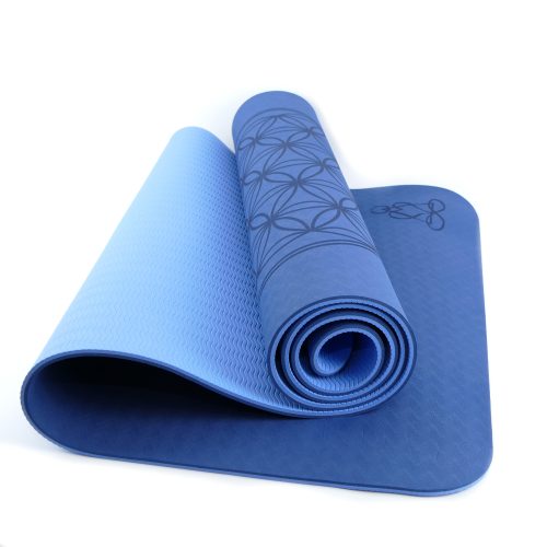 Yogamatte Berk - Blume des Lebens - Blau